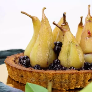 pie de peras sin azucar sin gluten sin lactosa