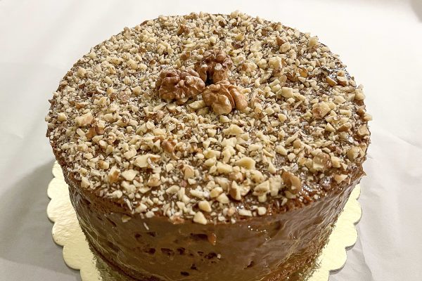torta manjar nuez sin azúcar